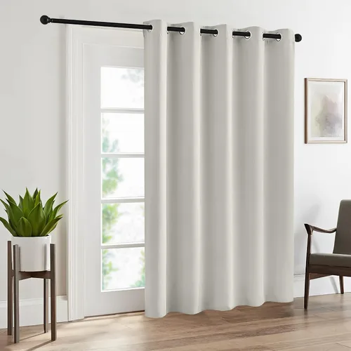Miniatura 83 de RYB HOME - Cortinas opacas para patio - Cortinas con ojales sólidos, paneles de ventana grandes, eficiencia energética, cortinas de privacidad