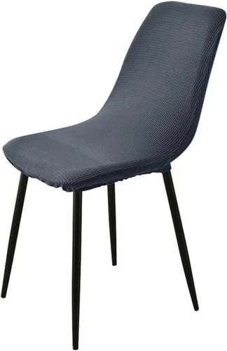 Miniatura 8 de Juego de 4/6/2 fundas elásticas de terciopelo para sillas de comedor, fundas de silla de comedor, estilo moderno, universal, sin brazos, protector