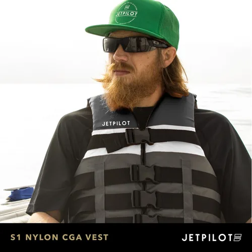 Miniatura 6 de Jet Pilot S1 - Chaleco de nailon CGA Wakeboard para hombre