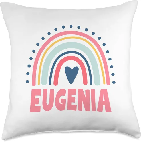 Miniatura 4 de Idea Regalo Personalizzata con Nome Gifts Idea Eugenia Name Custom Woman Myth Legend - Almohada para fiesta de cumpleaños, 16 x 16 pulgadas