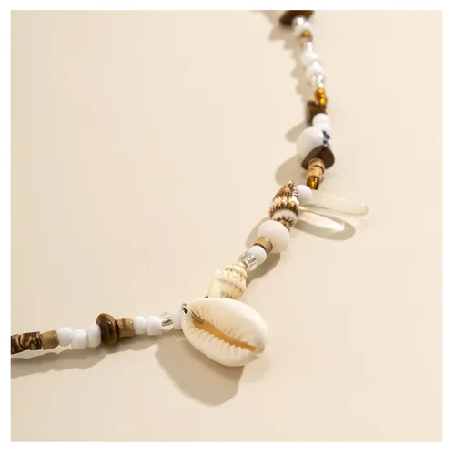 Miniatura 4 de Boho Shell colgante cintura cadena joyería bikini semillas colorido vientre cuerpo cadena verano playa cuentas cintura cuerpo joyería para mujer
