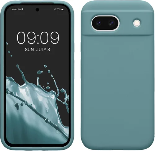 Miniatura 214 de kwmobile Funda Compatible con Google Pixel 6 Pro - Funda de Teléfono de Silicona TPU con Acabado Suave - Azul Caribe
