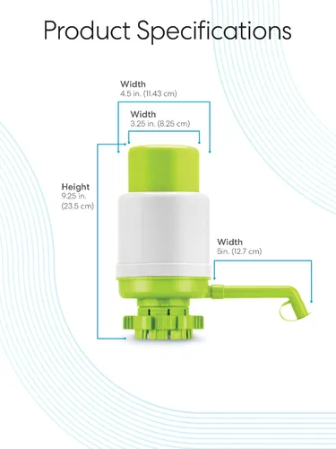 Miniatura 2 de Brio Bomba de agua potable manual universal (verde)