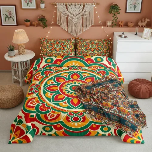 Miniatura 30 de Castle Fairy Rose Lipstick Bedding Set Elegant Quilted Comforter Set Twin Size,Women Cosmetic Duvet Insert with 1 Pillow Sham for Kids Boys Girls