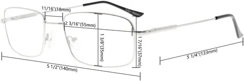 Miniatura 4 de Eyekepper Lentes de luz azul para hombre, para dormir mejor el 97% con bloqueo de luz azul, lentes de titanio con memoria flexibles, lentes teñidas