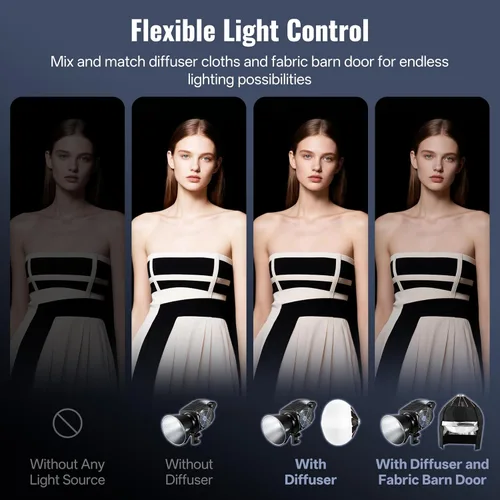 Miniatura 2 de ZHIYUN Caja de Luz Farol de 85cm/33.5pulgadas con Montura Bowens para Estudio Fotográfico, Grabación de Video, Sesiones de Retratos para SMALLRIG