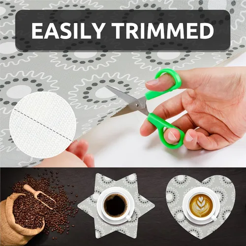 Miniatura 7 de FIFTY FEET Revestimiento de estante de 18 x 96 pulgadas para armarios de cocina, revestimiento de cajón de PVC para cómoda antideslizante para baño