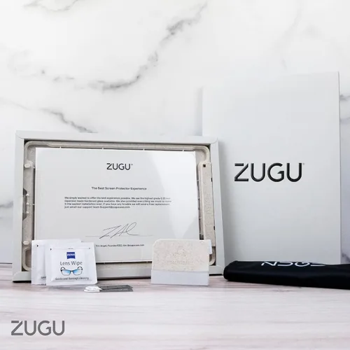 Miniatura 8 de ZUGU CASE Protector de pantalla para iPad Mini 6 y 7, A17 Pro (A2567, A2568, A2569), película de vidrio templado resistente a arañazos, protector