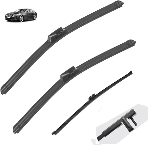 Escobillas de limpiaparabrisas compatibles con BMW Serie 5 F10 F11 F07 GT 2010 – 2016 Parabrisas delantero y trasero Accesorios para automóviles F11