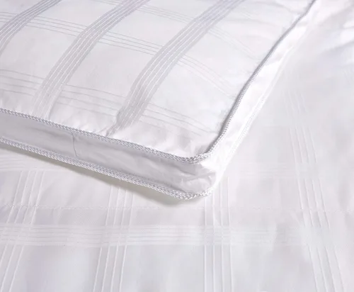 Miniatura 5 de Blue Ridge Home Fashions Lujoso edredón alternativo de plumón de 600 hilos, relleno de poliéster hipoalergénico, tamaño King, color blanco