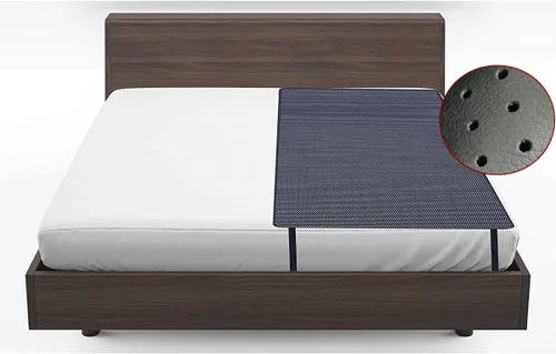 Miniatura 8 de Amerthing Alfombrillas conductoras de cuero sintético de carbono para un mejor sueño y salud, hojas de terapia de relajación