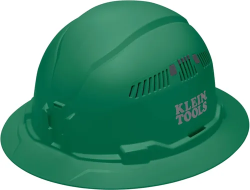 Miniatura 16 de Klein Tools Hard Hat, Vented, Full Brim Style, Padded, Self-Wicking Odor-Resistant Sweatband, Black