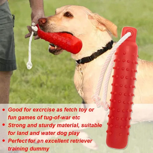 Miniatura 5 de Juguete flotante para perros, maniquí de entrenamiento para perros retriever, juguetes flotantes para buscar agua, ligero para flotar en la cuerda
