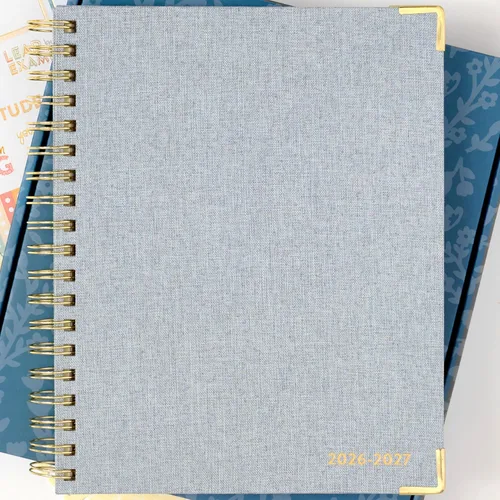 PPP Work Planner 2026-2027 | 12-Month Weekly Calendar (Start Monday) | Vertical Weekly Layout | Monthly Review Pages | Budgeting & Goal Tracker