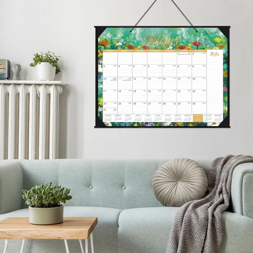 Miniatura 9 de Calendario de escritorio 2026-2027, calendario de escritorio grande 2026-2027, julio 2026 a diciembre 2027, 22 x 17 pulgadas, calendario grande