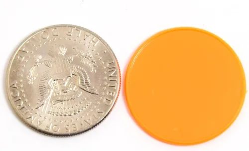 Miniatura 6 de Smartdealspro 100 unidades de 1.260 in/1.26 pulgadas de plástico opaco de aprendizaje de discos, mini fichas de juego de fichas de póquer con caja