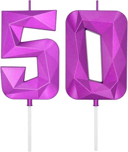 Miniatura 69 de DERVENTA Velas de cumpleaños con números grandes, 3D, color rosa, 3.7 pulgadas, decoración para tartas de fiesta, 1 pieza (número 3 rosa)