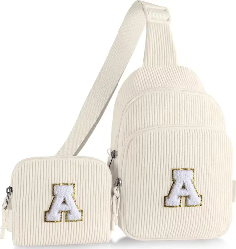 Miniatura 54 de Riñonera cruzada para niñas, Beige, Small