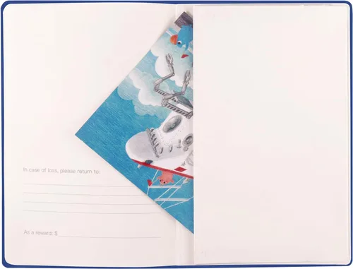 Miniatura 5 de Comix Cuaderno rayado para mujeres y hombres, cuadernos de diario para oficina, escuela, hogar, 240 páginas, 5.5 x 8.3 pulgadas, rayas Azul marino