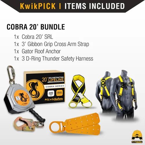 Miniatura 2 de KwikSafety - Charlotte, NC - Paquete COBRA de 20 pies