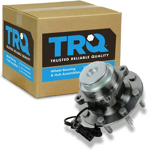 Miniatura 120 de TRQ Cojinete de rueda delantera y conjunto de cubo con sensor ABS compatible con Toyota Sequoia 2008-2022 Tundra 2007-2021