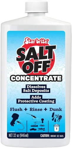 Miniatura 10 de Kit STAR BRITE Salt Off – Aplicador y 32 OZ de concentrado para limpieza de motores marinos y eliminación de sal en botes, remolques