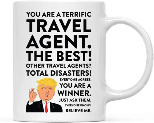 Miniatura 41 de Andaz Press Funny President Donald Trump - Taza de café de 11 onzas, excelente instructor aeróbico, paquete de 1, taza de cerámica para beber