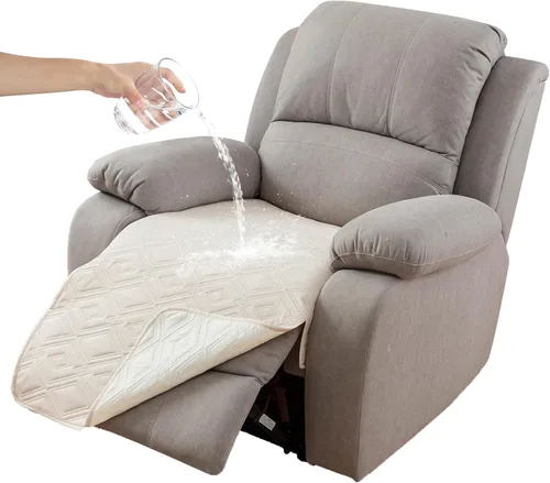 Miniatura 54 de Genina Juego de 2 Fundas de Reposabrazos para Sofá 100% Impermeables, Fundas para Reposabrazos de Sofá, Sillón, Protectores Antideslizantes
