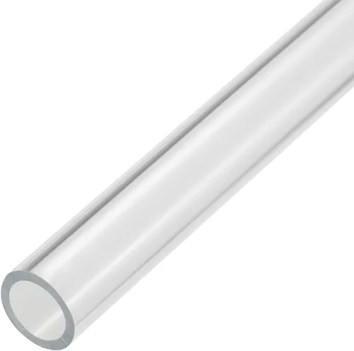 Miniatura 22 de MECCANIXITY Tubo acrílico transparente rígido redondo tubo 44mm (1.7") ID 50mm (2") OD 14" para lámparas y linternas, sistema de refrigeración por