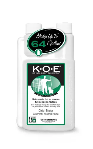 Miniatura 9 de Thornell KOE Concentrado eliminador de olores para perreras, eliminador de olores fuertes, ideal para jaulas, carreras, suelos y más, eliminador