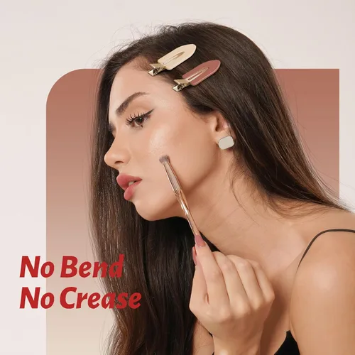 Miniatura 2 de YIERSO 8 piezas de pinzas para el cabello sin doblar, sin arrugas, pinzas para maquillaje, pinzas de pico de pato, sin abolladuras, sin arrugas