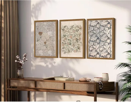 Miniatura 5 de Arte de pared botánico vintage, lienzo floral antiguo, arte de pared, impresiones de flores neutrales, póster vintage de granja, pintura para sala