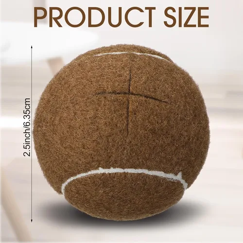 Miniatura 2 de Treela Paquete de 16 pelotas de tenis precortadas para sillas, pelotas antideslizantes para patas de goma, cubiertas de tenis para muebles, patas