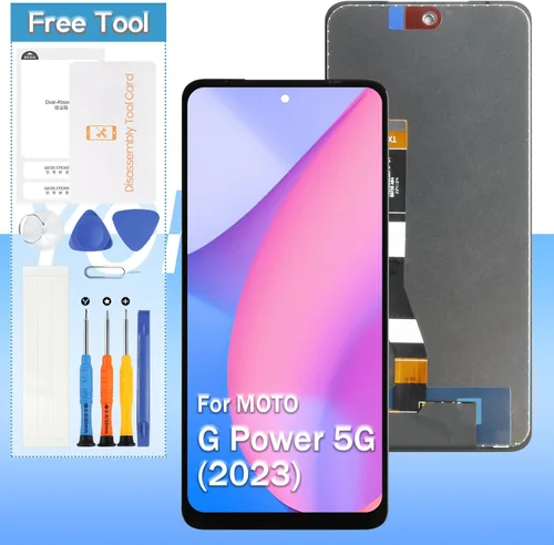 Reemplazo de pantalla para Motorola Moto G Power 5G 2023 XT2311 6.5 "Pantalla LCD táctil digitalizador Asamblea con herramientas