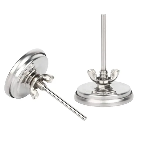 Miniatura 2 de Termómetro para barbacoa, medidor de temperatura, parrilla de carbón de acero inoxidable de 2 pulgadas, para ahumar, indicador de temperatura