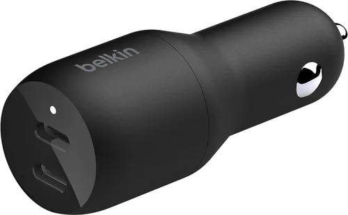 Miniatura 8 de Belkin Cargador de coche dual USB de 37 vatios - Puerto USB-C de entrega de energía de 25 W y puerto USB-A de 12 W para carga PPS de Apple iPhone