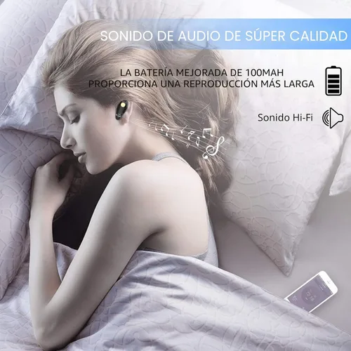 Miniatura 6 de Kendir Auricular Bluetooth, V5.0 Ultraligero Inalámbrico Auricular Teléfono Celular con Micrófono Auricular Control de Volumen, Auriculares Manos