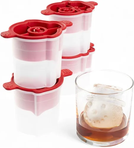 Miniatura 12 de Tovolo Molde de Hielo para Perro Forma de Esfera Hielo en Forma de Perro Moldes de Hielo Esférico Juego de 2 Regalo Festivo para Navidad Relleno