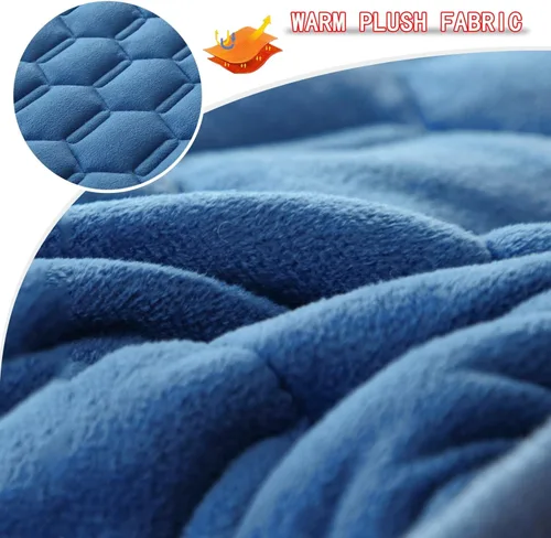 Miniatura 6 de Cubrecolchón de mesa de masaje de 2.0 in/2.8 in de grosor, funda de colchón trapezoidal para cama de salón de belleza, sábanas con agujeros de Gris