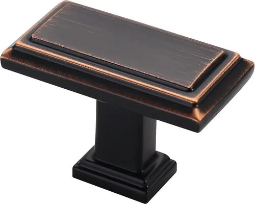 Miniatura 41 de Alzassbg - Paquete de 10 tiradores de gabinete de níquel negro cepillado de 3 pulgadas (76mm) con agujero central, manijas de gabinete de cocina