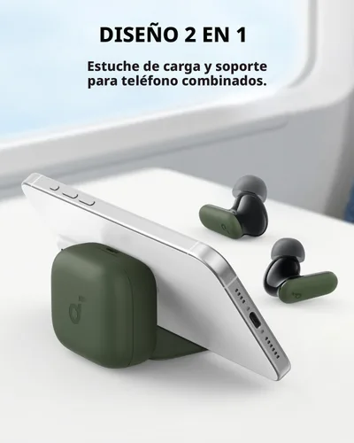 Miniatura 2 de Auriculares inalámbricos Soundcore P30i de Anker con cancelación de ruido, cancelación de ruido fuerte e inteligente, graves potentes, 45H de Verde