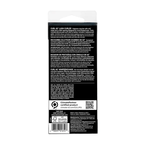 Miniatura 7 de Tweezerman Rizador de pestañas de agarre cómodo rosa neón - Herramienta de pestañas de maquillaje para todas las formas de ojos