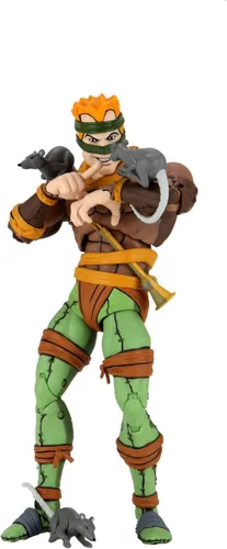 Miniatura 5 de Teenage Mutant Ninja Turtles Cartoon Series - Figura de acción de 7 pulgadas, paquete de 2 unidades, exclusivo - Rat King & Vernon