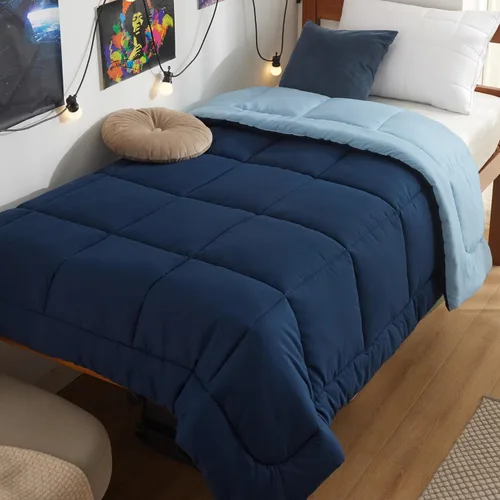 Miniatura 11 de Bedsure Edredones de edredón tamaño matrimonial, edredón acolchado alternativo, ultra suave y ligero, con 8 pestañas, lavable a máquina, 82 x 86