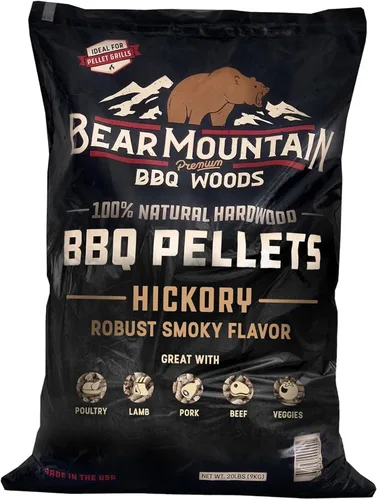 Miniatura 14 de Bear Mountain - Pellets de madera natural para ahumador, parrilla y barbacoa, 20 libras, manzana