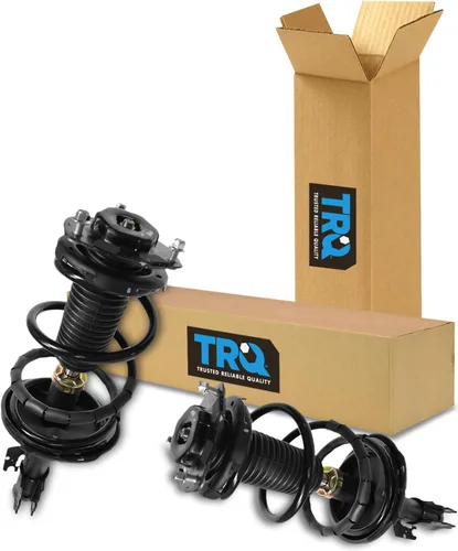 Miniatura 311 de TRQ Conjunto de Amortiguador y Resorte Delantero Cargado con Resorte Helicoidal Pre-ensamblado Compatible con Jeep Cherokee Limited AWD 14-22 Sin