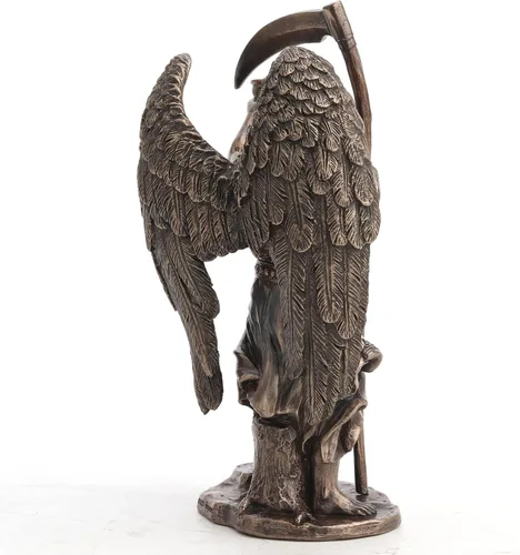Miniatura 4 de Veronese Design 7 1/4 pulgadas de alto crono el dios griego del tiempo fundido en frío resina bronce acabado escultura