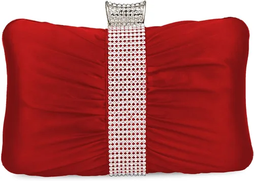 Lifewish Bolso de noche plisado de satén para mujer bolso de noche para fiesta de graduación boda mujeresniñas