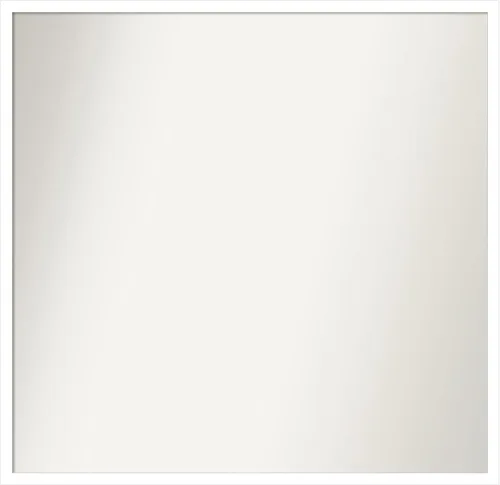 Miniatura 693 de Amanti Art Espejo de baño blanco para sobre el fregadero, 32 x 45 pulgadas, espejo de tocador rectangular blanco esbelto, marco de madera moderno