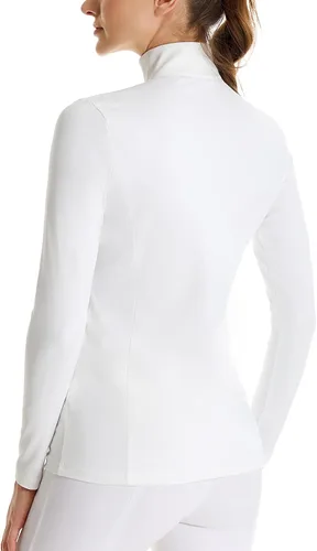 Miniatura 5 de TrustBreech Hecho en Estados Unidos camisa de rendimiento de secado rápido para mujer, chaqueta de manga larga para equitación